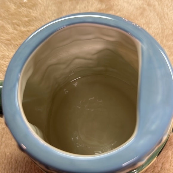 Sakura Debbie Mumm Ceramic Birdhouses Picket Fence Teapot With Blackbird on Lid - Picture 10 of 15